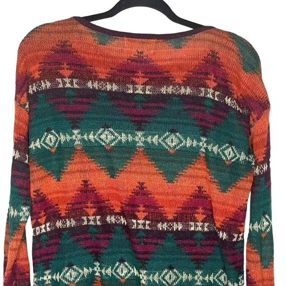 Ralph Lauren Denim & Supply Size XS Vintage Pullover Sweater Southwest Aztec - Picture 3 of 8